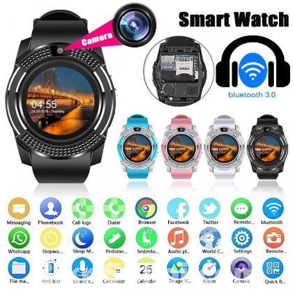 V8 Smart watch SIM, Bluetooth and Memory